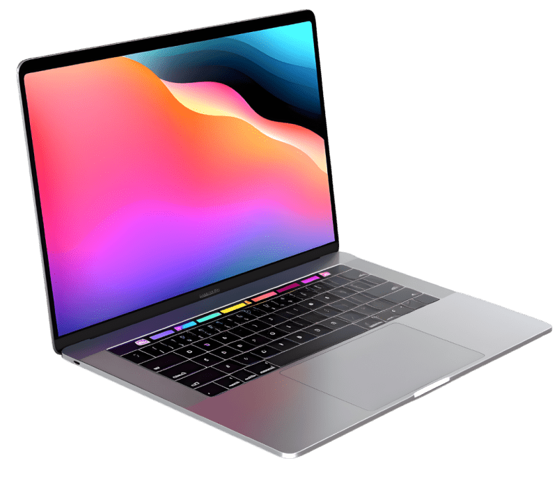 Black Apple Laptop
